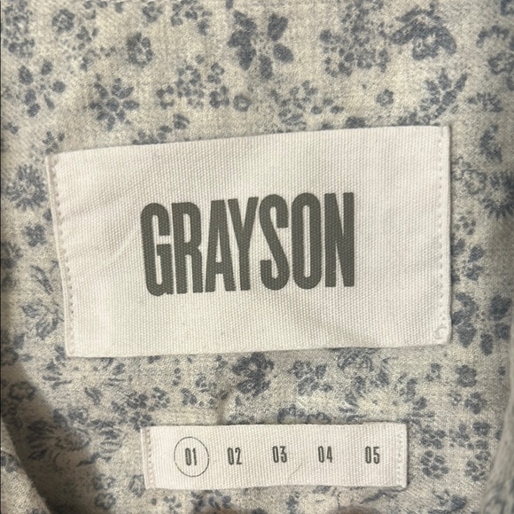 Grayson The Hero Ditsy Floral 100% Cotton Button-down Shirt Womens size XS/01 - Picture 11 of 14